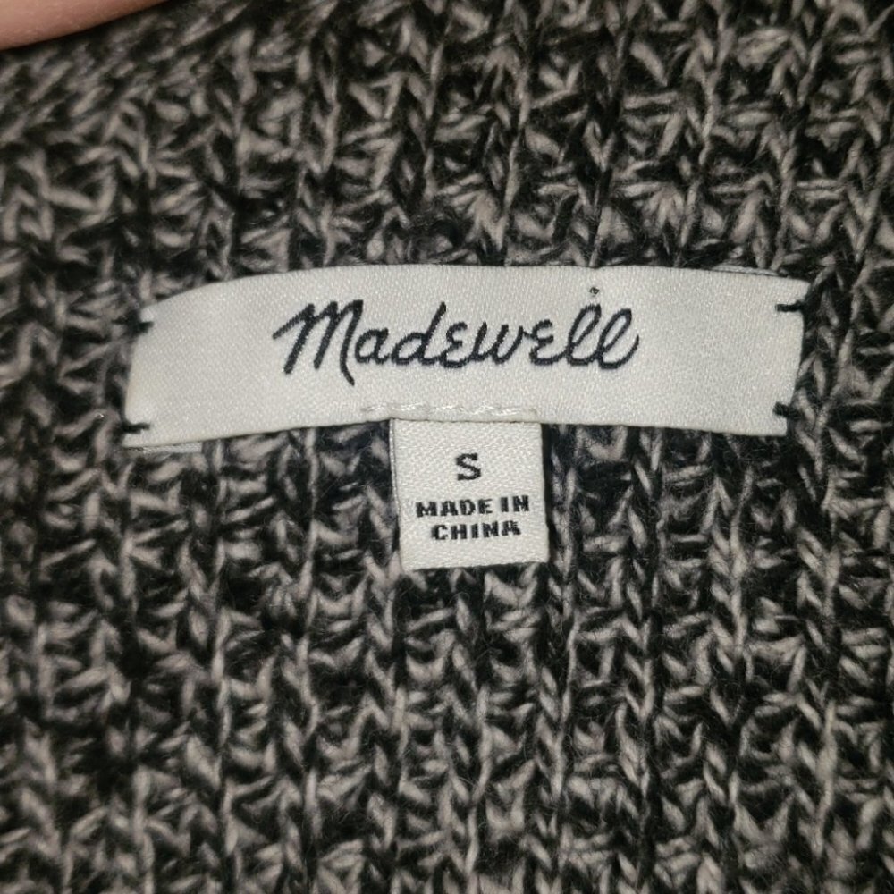 MADEWELL Eastbrook Turtleneck Cross-Back Sweater in Cotton-Merino Yarn - Women's - Picture 10 of 11